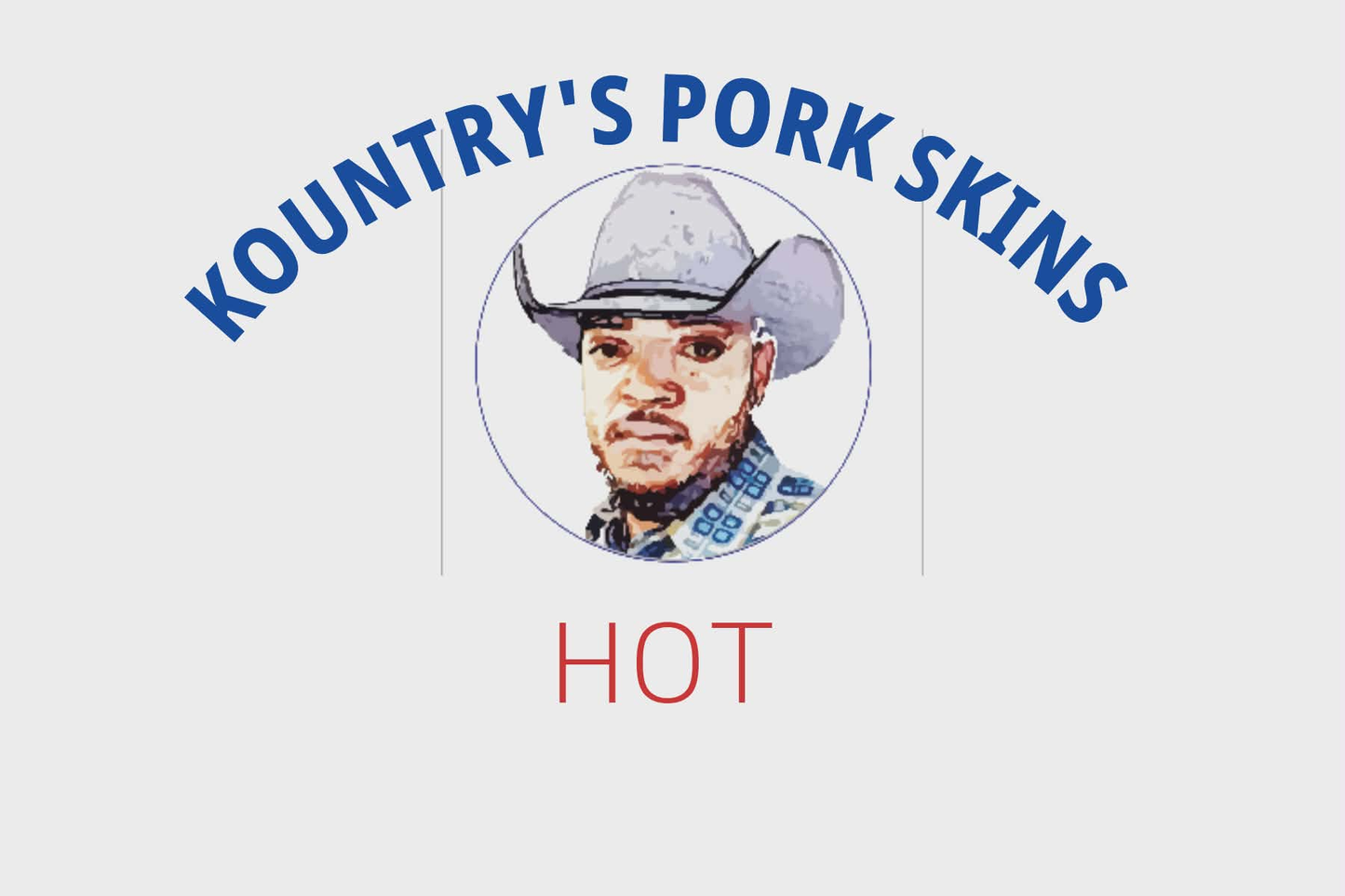Kountry's Pork Skins Hot 🔥  6 pack