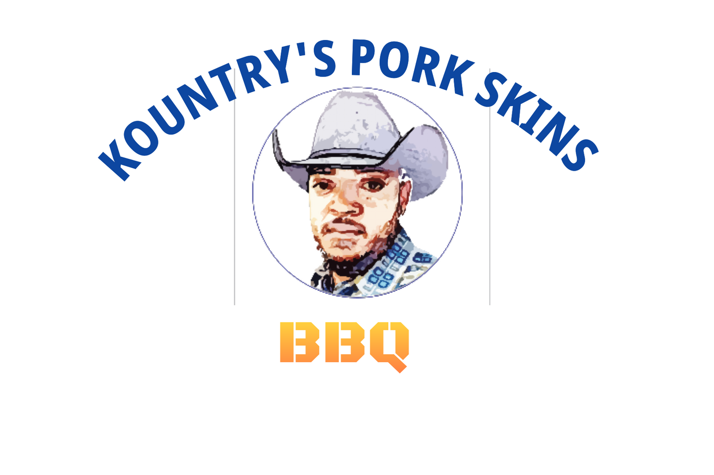 Kountry's Pork Skins BBQ flavor 6 pack
