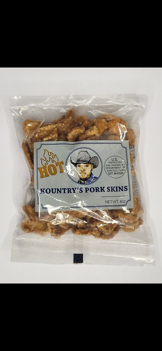 Hot Kountry Pork Skins