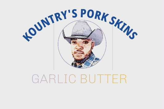 Kountry's Pork Skins Garlic Butter 6 Pack